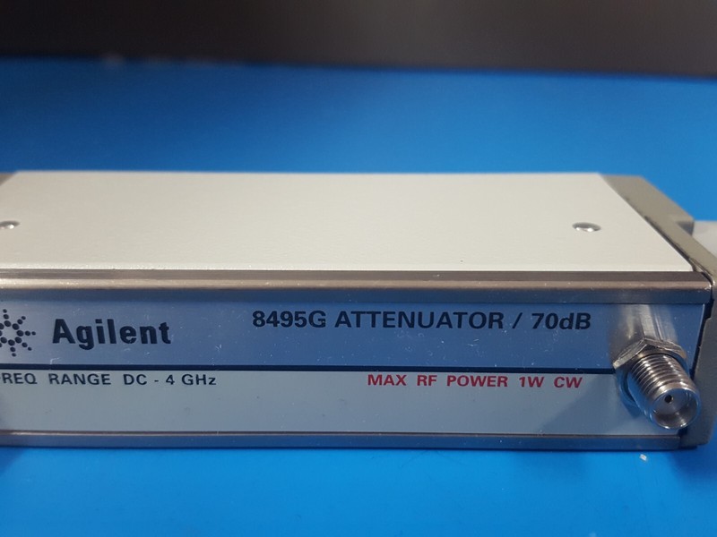 Agilent 8495G: Program Step Attenuator DC-4Ghz 70 dB, W/Opt. 002 011 (0247) gallery