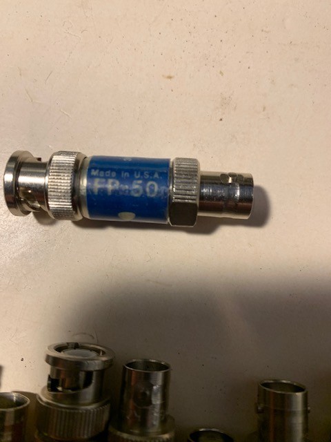 Trilithic FP-50 Coaxial RF Attenuator Lot of 10 - Various Frequencies gallery