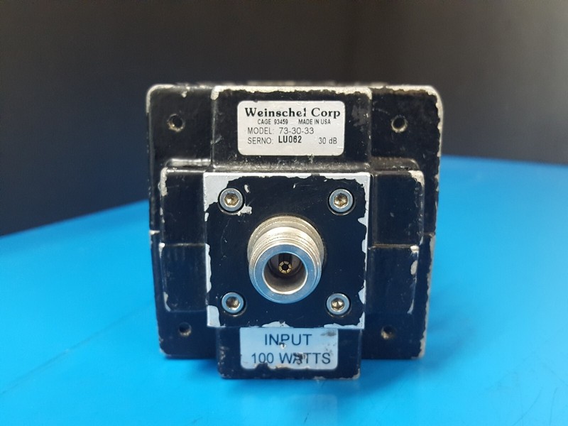 Aeroflex Weinschel 73-30-33: High Power Fixed Coaxial Attenuator (U062) gallery