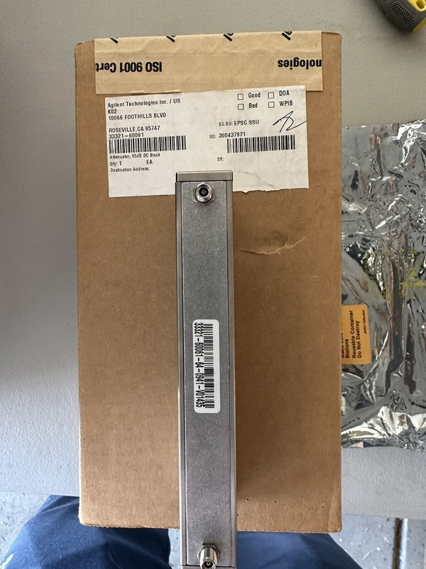 Keysight Agilent HP 33321-60061 65 DB ATTN DC BLK gallery