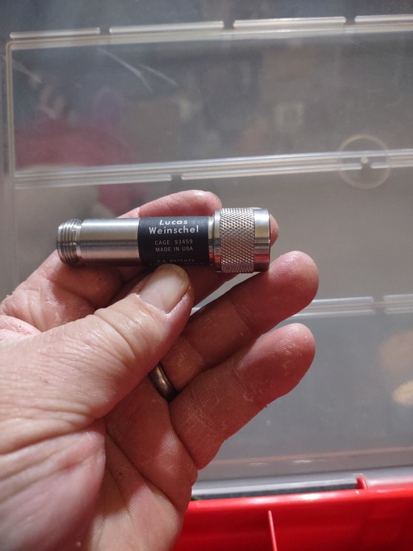 LUCAS WEINSCHEL Model 1 60 dB Attenuator Connector Made in USA gallery