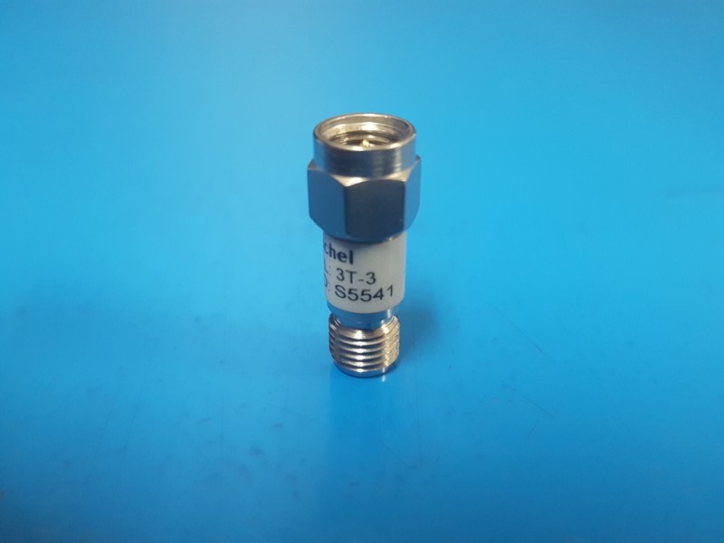 Weinschel 3T-3: Coaxial RF Attenuator 2 W, DC-12.4 GHz (S5541) gallery