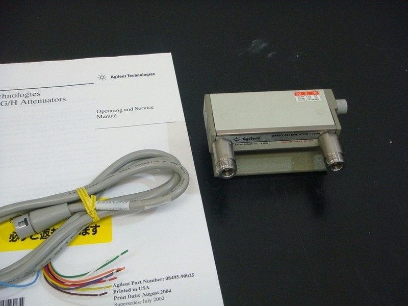 Agilent 8495G‑001 DC‑4GHz 70dB Programmable Step Attenuator Tested Working gallery