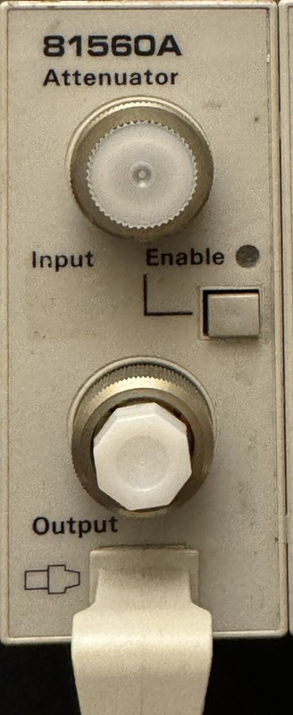 Agilent 81560A Fiber Optics Attenuator