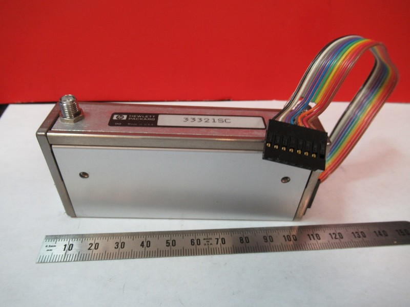 HP 33321SC VARIABLE ATTENUATOR HEWLETT PACKARD MICROWAVE FREQUENCY RF IL-6-B