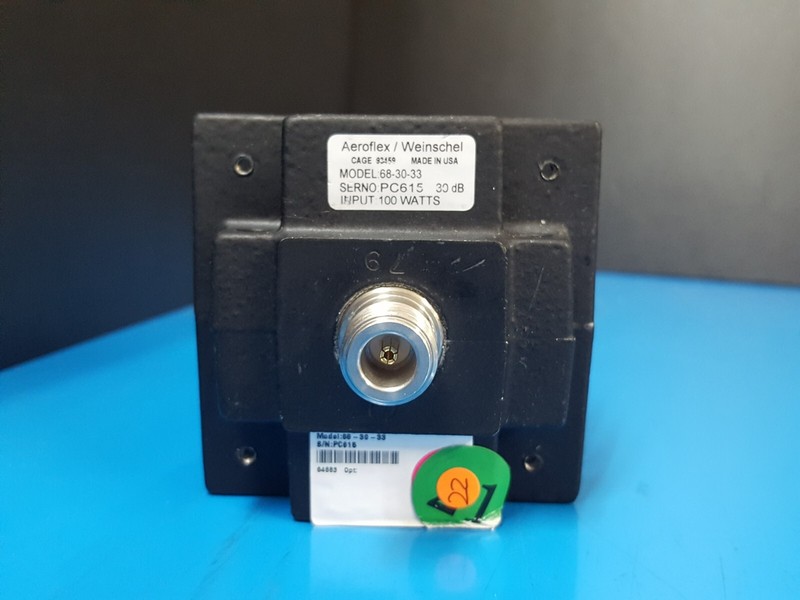 Aeroflex/Weinschel 68-30-33: High Power Fixed Coaxial Attenuator (C615)