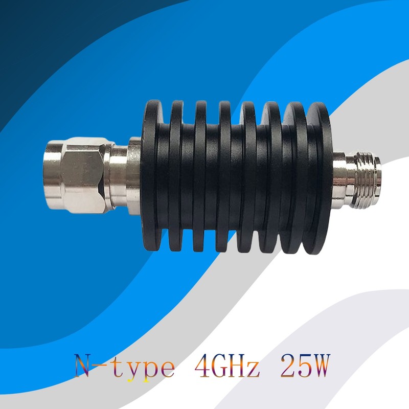 25W N-Type RF Fixed Coaxial Attenuator 10dB for RF Network Analyzer Calibration gallery