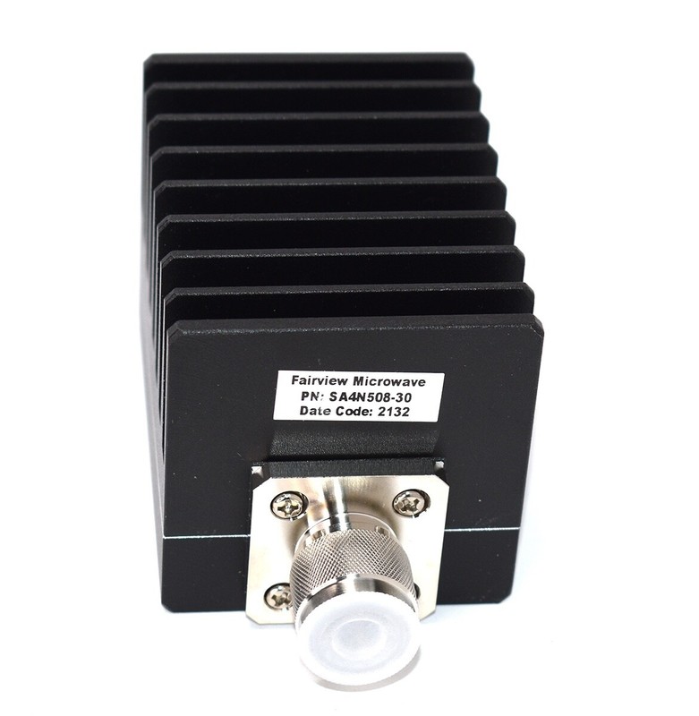Fairview SA4N508-30 Fixed Attenuator N Male (Plug) to N Female (Jack), 50W New gallery