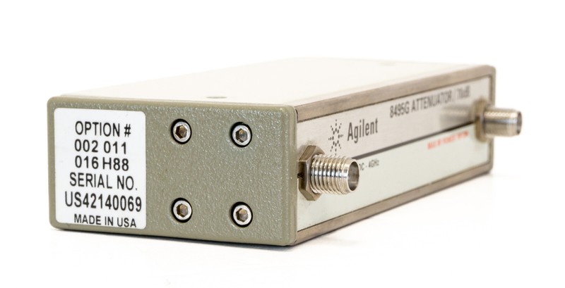 HP Agilent Keysight 8495G Attenuatore 4 GHz 70 dB 10 dB step Attenuator gallery
