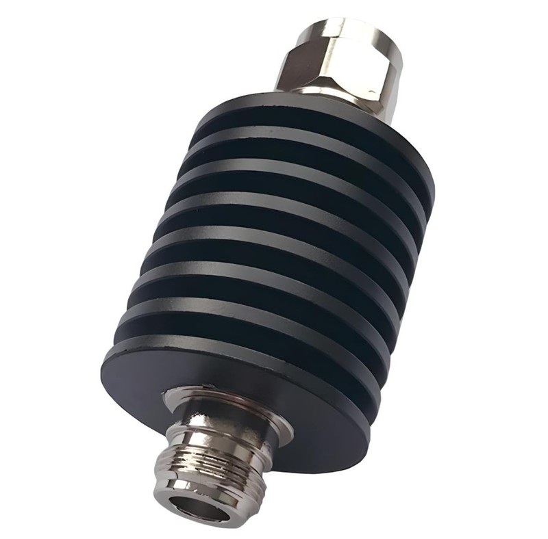 BECEN 6DB 25W N Attenuator, 25 Watt 50 Ohm Attenuator DC to 3Ghz, Fixed Attenuat