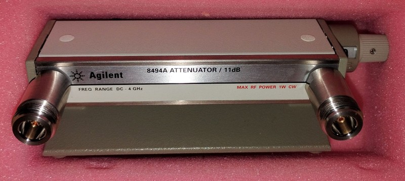 Agilent HP 8494A DC-4GHz 11dB Attenuator NEW in OP w/ Sealed Documentation! gallery