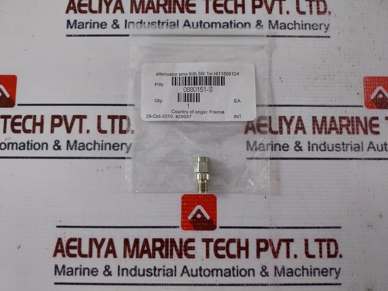 RADIALL R411806124 Fixed Attenuator SMA 0880151-S