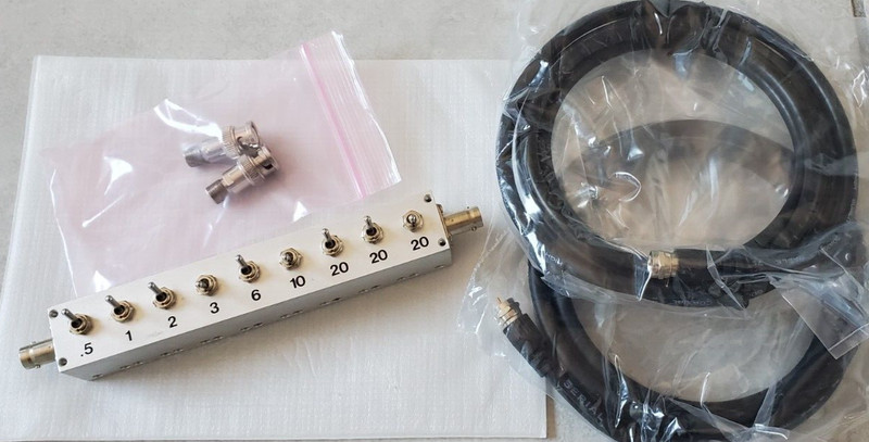 PASTERNACK 0~82.5 dB Toggle Step Attenuator 75Ohm 0.5dB Step 1Watt upto 1000Mhz