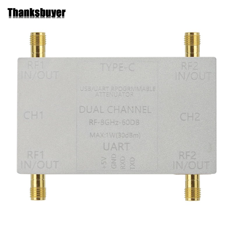 LF-8GHz Dual CH RF Attenuator Module SMA Female+Offline Main Control Module+TTL gallery