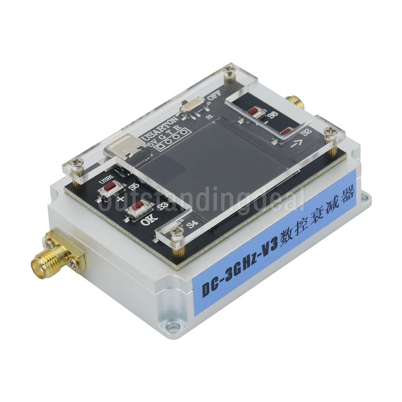 DC-3GHz Digital Programmable Attenuator with 1.3-inch TFT Screen ot25 gallery