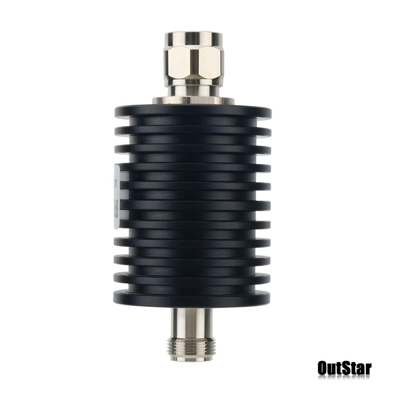10DB-40DB 3G 4G Coaxial RF Fixed Attenuator N Type 50W with N-JK Connector gallery