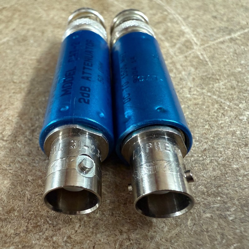 Mini-Circuits RF Attenuator CAT-2 Set of 2 Vintage Signal Test Equipment gallery