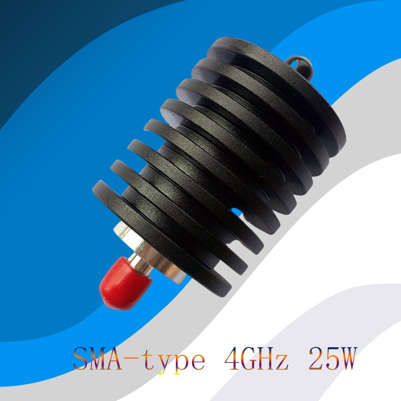 25W SMA Fixed Coaxial Attenuator 10dB DC-4GHz RF Attenuator for Network Analyze