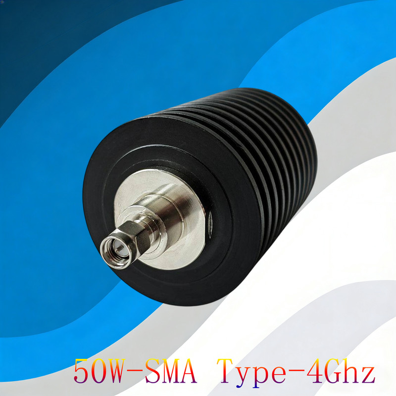 DC-4GHz 50W SMA Coaxial Fixed Attenuator 1-50dB RF Signal Attenuation Module gallery