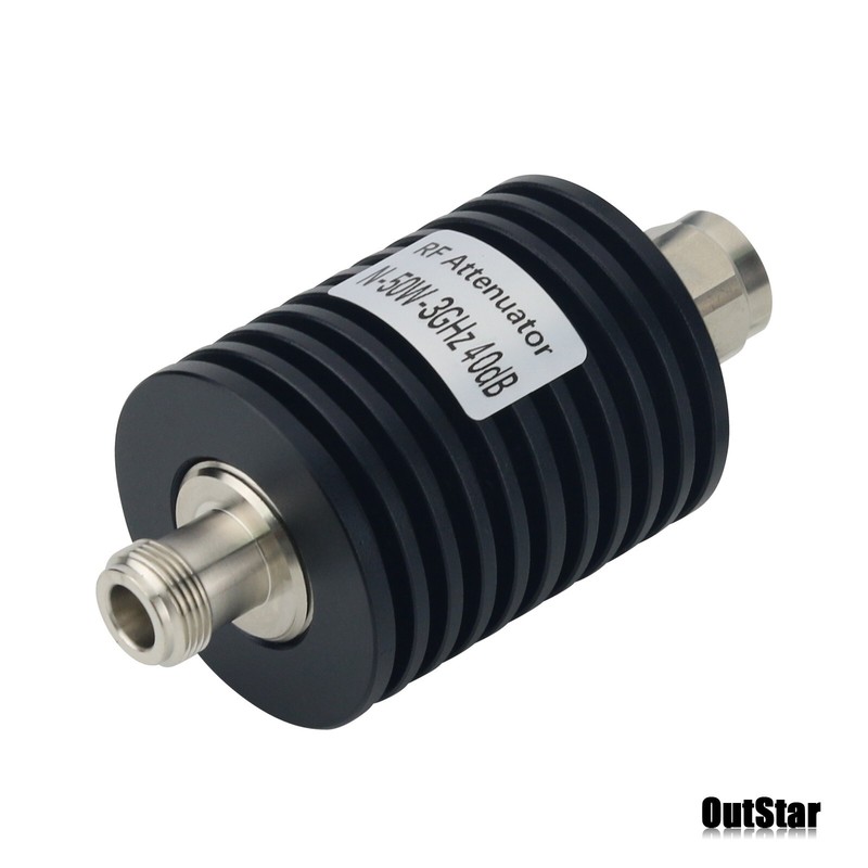 10DB-40DB 3G 4G Coaxial RF Fixed Attenuator N Type 50W with N-JK Connector gallery