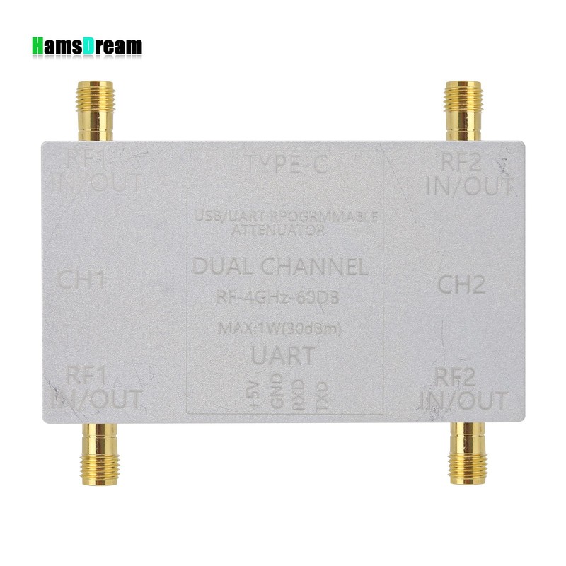 RF-4GHz-60DB Programmable Attenuator RF Attenuator (Main Unit + Cable) for PC gallery