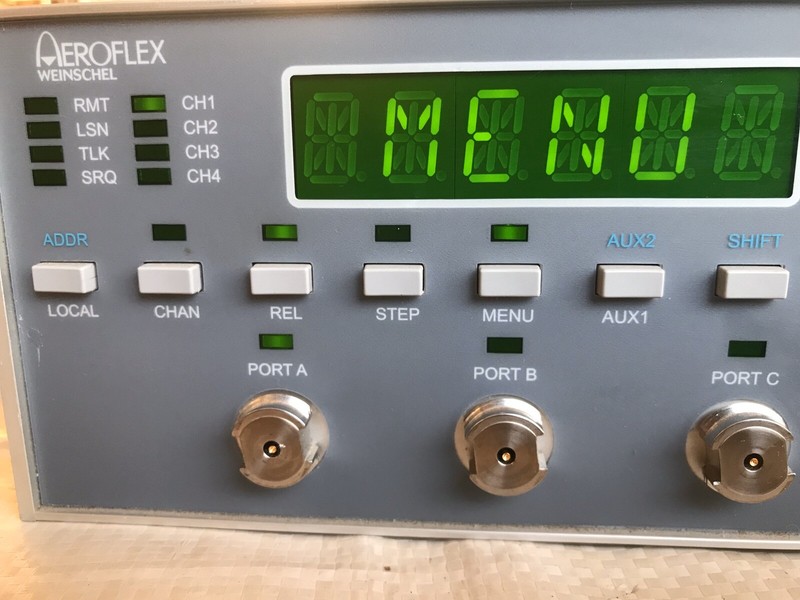 Aeroflex 8310 -138-4-T Quad Channel Programmable Attenuator