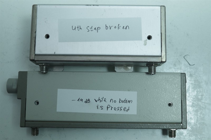 HP Agilent 33321-60045 + 08672-60114 Programmable Step Attenuators gallery