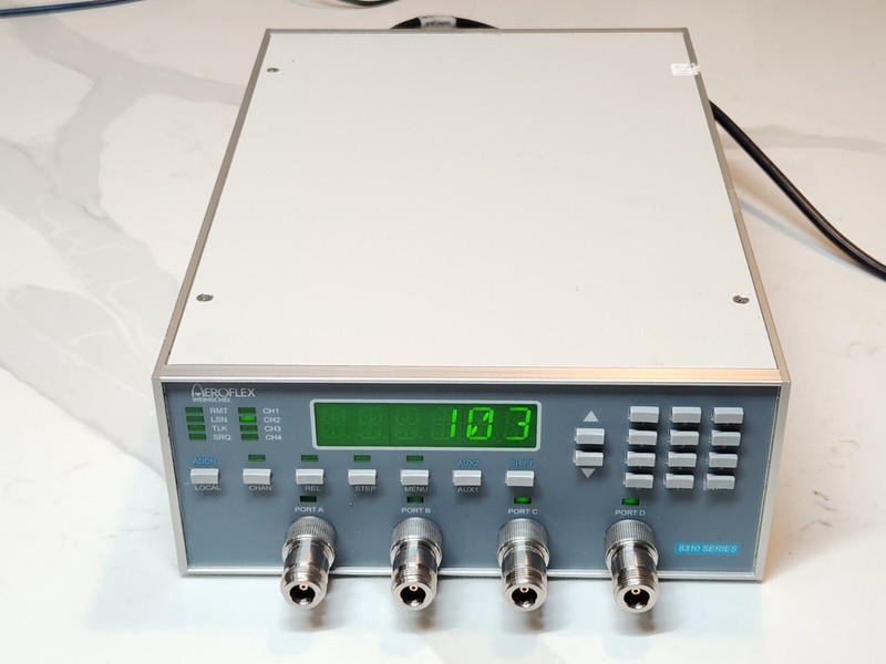 AEROFLEX/WEINSCHEL 8310-352-2-F PROGRAMMABLE 103 dB, DC-6GHz ATTENUATOR