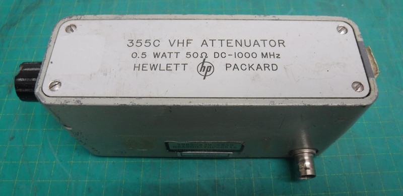 Hewlett Packard HP 355C VHF Attenuator 0.5W 50Ω DC-1000MHz gallery