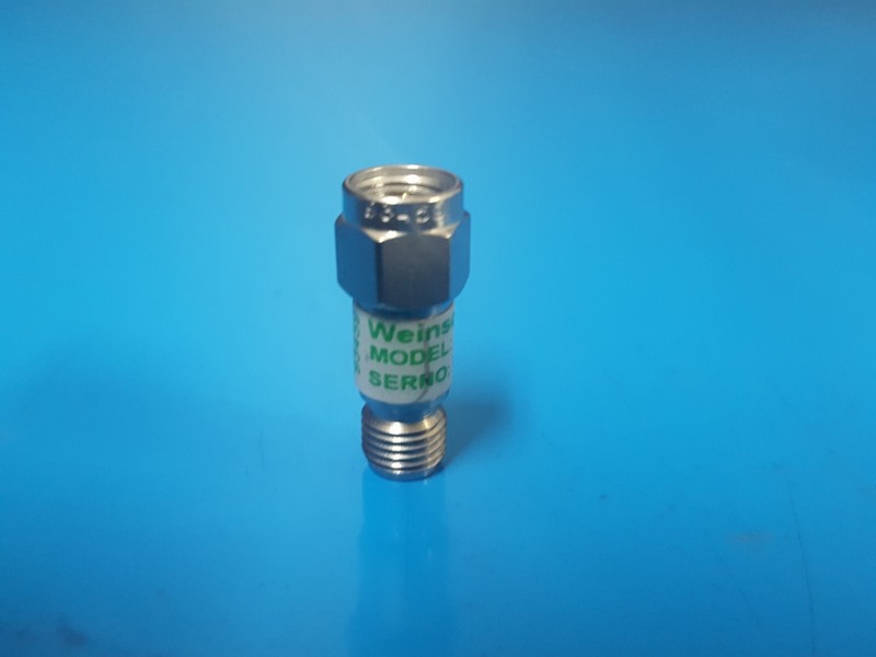 Weinschel 3T-3: Coaxial RF Attenuator 2 W, DC-12.4 GHz (V7031) gallery