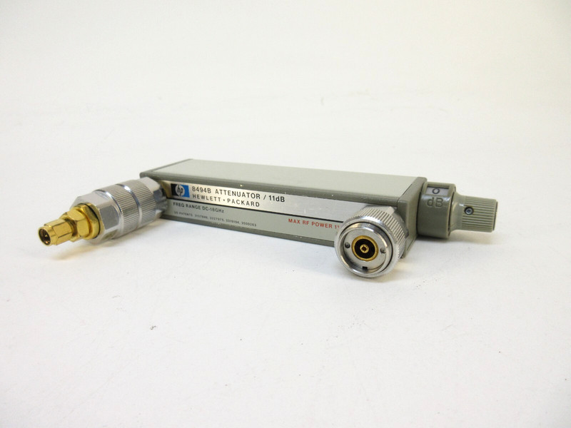 HP 38494B-001, DC to 18GHz, 0-11dB Step Attenuator, 1dB Steps, SMA 8494B gallery