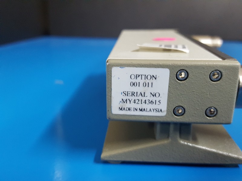 Agilent 8496G: Programmable Step Attenuator, 4 GHz, 110dB, W/Opt. 001 011 (3615) gallery