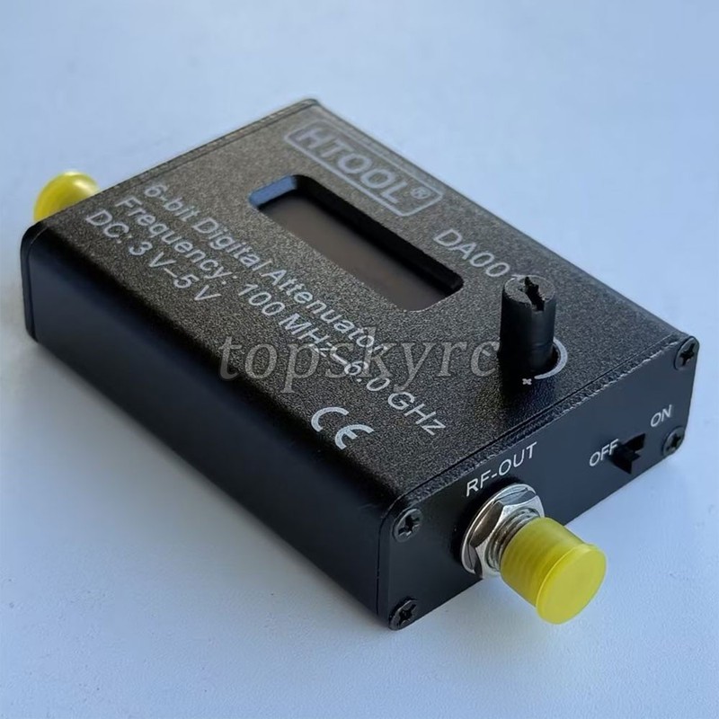 HTOOL DA001 0-31.5dB Adjustable Digital RF Attenuator Module DC-6GHz 0.91" OLED gallery