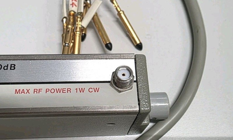 HP, AGILENT 33322G, 110 DB Programmable Step Attenuator, DC to 4 GHz + Cable. gallery