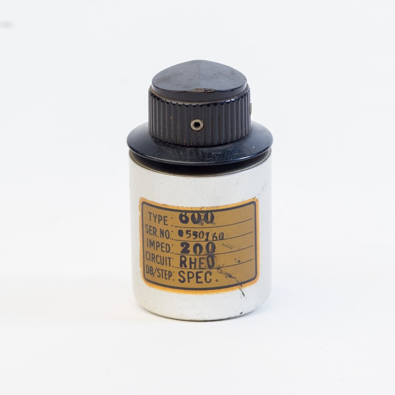 Rare Vintage Tech lab Inc Attenuator Type 600 Imped 200 - with knob - 1950's era