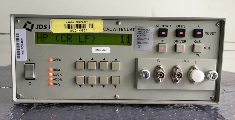 JDS Uniphase HA9 JDSU HA97+18KFA1 Programmable Attenuator