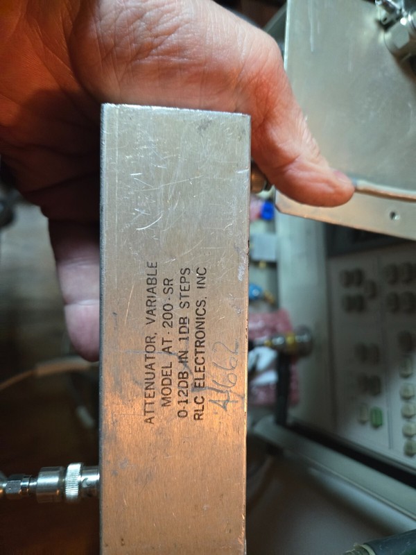 RLC variable attenuator, 0-12dB in 1 dB steps DC to ~1 GHz TESTED see data plots gallery