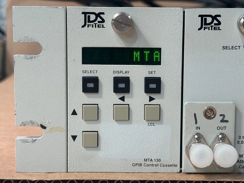 JDS Uniphase MTA100 8‑Slot Programmable Optical Attenuator Shelf MTA300 gallery
