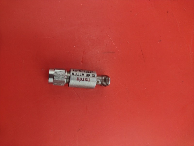 Narda Attenuator Connector 12db Atten 373376-9 23758 Set 01211. R5 gallery