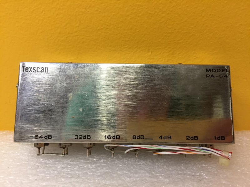 Texscan PA-54, DC to 1.3 GHz, 127 dB, 50 Ohm, SMA (F) Variable Step Attenuator