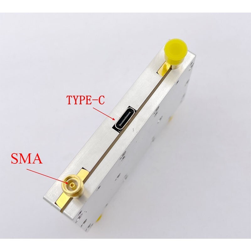 LF-8GHz Dual-CH RF Attenuator Module with SMA Female Connector + Type-C Cable gallery