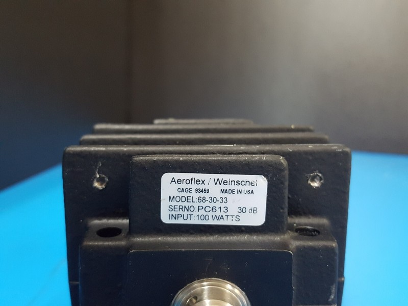 Aeroflex Weinschel 68-30-33: High Power Fixed Coaxial Attenuator (C613) gallery