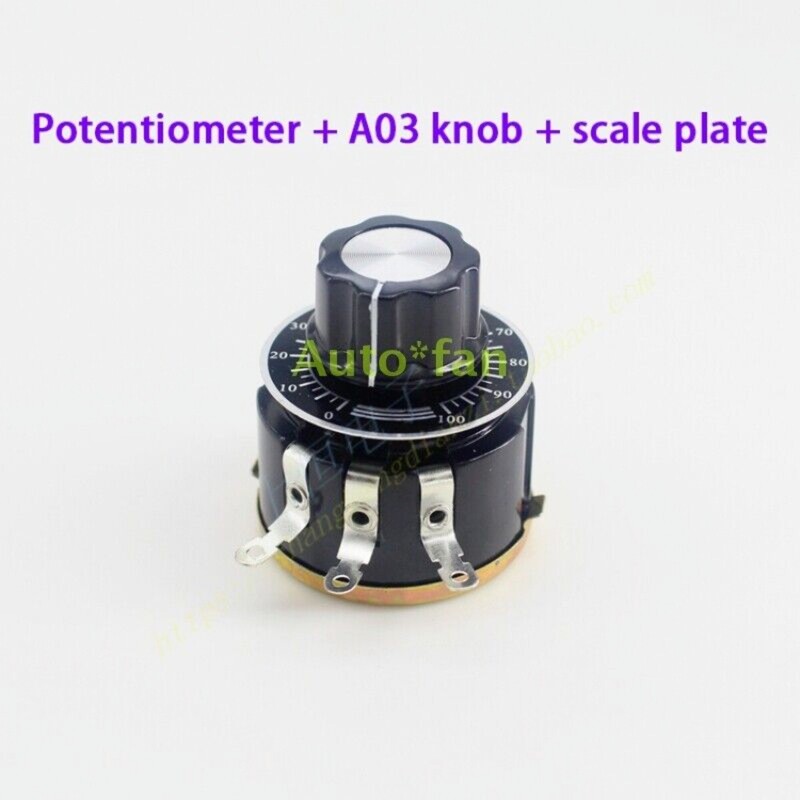Single Coil Wound Potentiometer WX112(050) 5W 1K 2K2 4K7 10K 10 PCS gallery