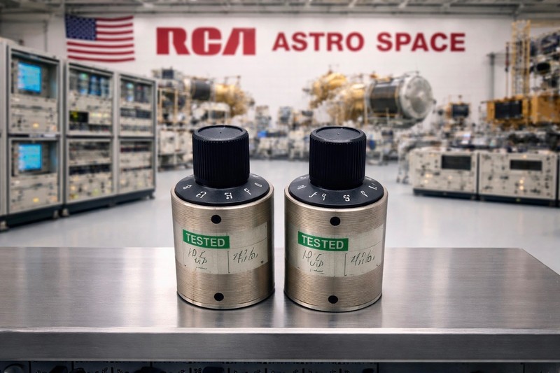 Kay Precision Attenuators Pair (2) Model 1/510 – 75 Ohm – From RCA Astro Space