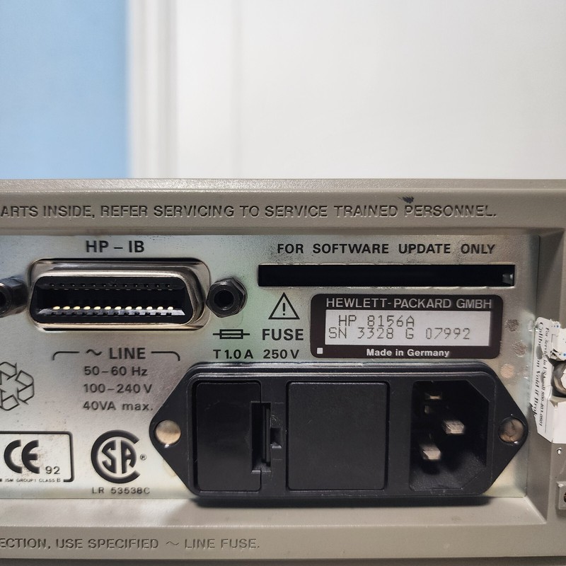 HP 8156A Optical Attenuator Option 101 gallery