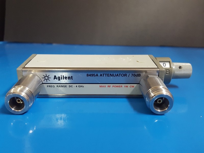 Agilent 8495A: Program Step Attenuator DC-4Ghz 70 dB, W/Opt. 001 (0396) gallery