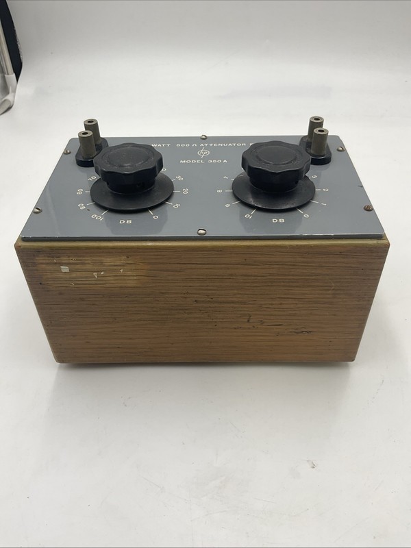 HP Model 350A 5 Watt 500 Ohm Attenuator Set NO.1405 !!! S1 gallery
