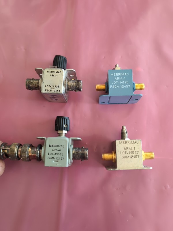 Lot Of 4- 2-Merrimac Arc-4 And 2-Merrimac ARM-1 FSCM 12457