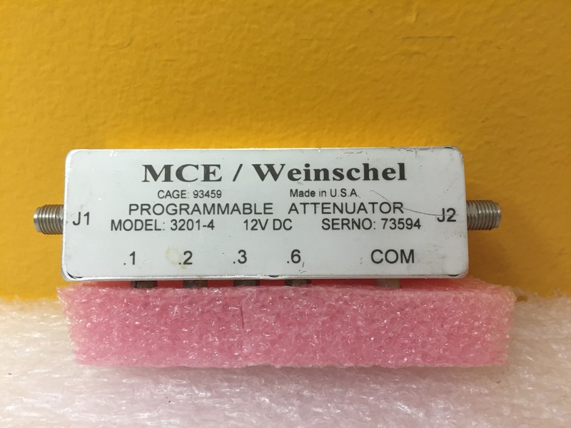 Weinschel 3201-4 DC to 2 GHz, 0 -1.2 dB, SMA, Programmable Attenuator. Tested!
