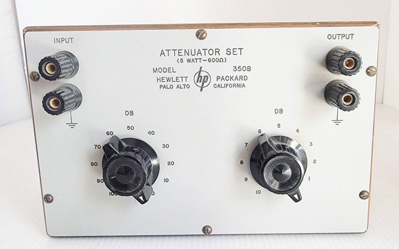 Hewlett Packard Model 350B 5 Watt 600 Ω Attenuator Set Fully Tested